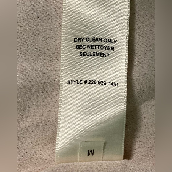 NWT Rebecca Taylor Daffodil Mixed Print Metallic Tank - Sz M - Picture 9 of 9